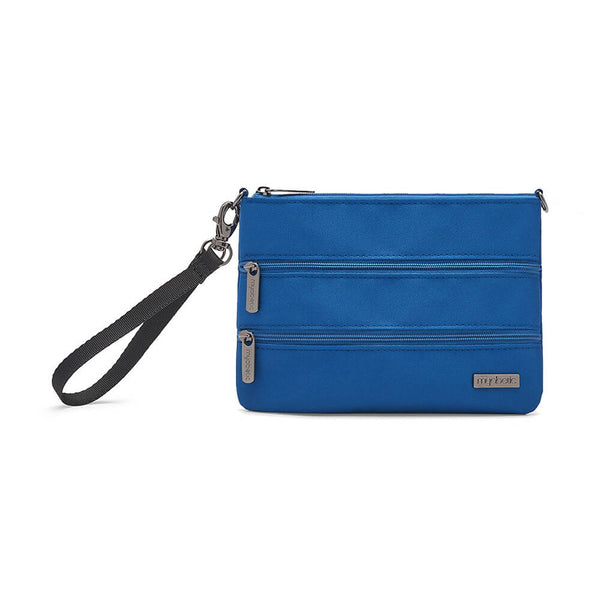 Manny Triple Zip Bag Blue