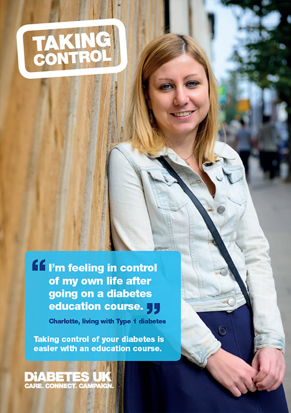 Taking Control A5 Flyer - Charlotte (Download Only) - Diabetes UK Shop