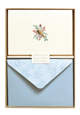 Tropical bird notecards